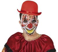 FIESTAS GUIRCA Killer bad clown clown mask in pvc