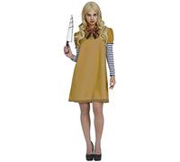 FIESTAS GUIRCA Psycho Doll Halloween Costume Adult Women - Killer Robot Adults Fancy Dress Costumes Women Size L 14-16