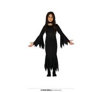 Fiestas Guirca Lady Monster Morticia Halloween Addams Girls Costume Age 10-12