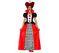 Fiestas Guirca Lady Queen of Hearts Fancy Dress Costume Adult Women Size 14-16