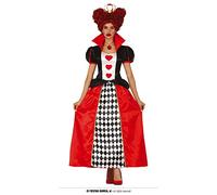 FIESTAS GUIRCA Lady Queen of Hearts Fancy Dress Costume Adult Women Size 8-10