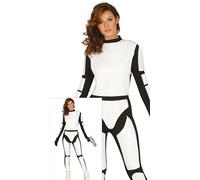 FIESTAS GUIRCA Lady Space soldier Size L | Form-Fitting Jumpsuit | Onepiece | Carnival, Halloween, Party, book w ook character day, storybook character