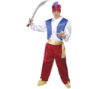 FIESTAS GUIRCA Genie Costume Adult Man Size Medium UK 38-40