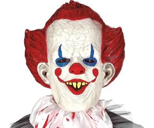 Fiestas Guirca Latex Sinister Clown Mask Killer Clown Mask Halloween Mask