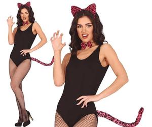 FIESTAS GUIRCA LEOPARD HEADBAND AND TAIL SET ADULT