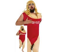 FIESTAS GUIRCA Lifeguard Fancy Dress Costume - Lifeguard Stag do Outfit Size XL UK 44-46