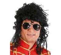 Fiestas Guirca Long curly wig Michael Jackson King of Pop