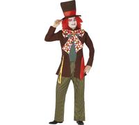 FIESTAS GUIRCA | Mad Hatter Fancy Dress Costume Adult - Jacket, Bow Tie, Trousers and Hat - Storybook, World Book Day, Halloween and Carnival Costumes - Ideal for Men