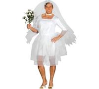 Mens Stag Night Male Bride Fancy Dress Costume Hen Do Bachelor Party Outfit fg