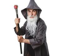 FIESTAS GUIRCA | Medieval Claw Staff Detachable (78 cm) - Costume Accessory for Warrior, Wizard, Sorcerer, Viking and Medieval Parties - Men, Women, Boys, Girls - Black Silver