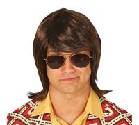 Fiestas Guirca Mens 1970 WigOne Size Brown FG944