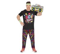 Fiestas Guirca Mens 80s Lover Rainbow Costume Set / N/A N/A FG715