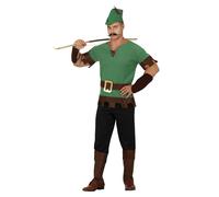 Fiestas Guirca Mens Bandit Of The Woods Costume SetL Green/Brown FG1212