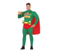Fiestas Guirca Mens Beerman Hero CostumeM Green/Red FG1079