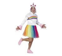 Fiestas Guirca Mens Fabulouscorn Costume SetL White/Multicoloured FG941