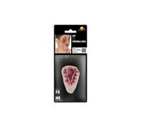 Fiestas Guirca Men's Halloween Fancy Dress Zip Eye Latex Scar Wound in Natural Fiestas Guirca Natural