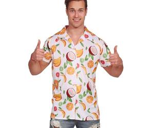 FIESTAS GUIRCA Men's Hawaiian Fruit Shirt Multicoloured