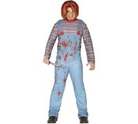 FIESTAS GUIRCA Mens Killer Doll Fancy Dress Costume Halloween Size Medium