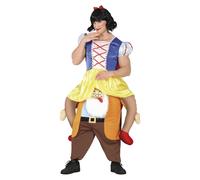 Fiestas Guirca Mens Let Me Go Princess Piggy Back Costume SeL Multicoloured FG1