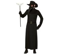 Fiestas Guirca Mens Plague Doctor Costume SetXL Black FG559