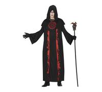 Fiestas Guirca Mens Ritualmaster Satanic Costume SetL Black/Red FG728