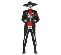 Fiestas Guirca Mexican Skeleton Costume Set / N/A N/A FG1049