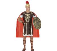 FIESTAS GUIRCA Mighty Gladiator Mens Fancy Dress Costume - Roman Warrior Fancy Dress Men incl. Roman Helmet Size S 36-38