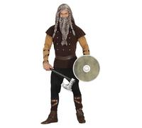 FIESTAS GUIRCA Mighty Viking Fancy Dress Costume - Brave Barbarian Warrior for Men Size L