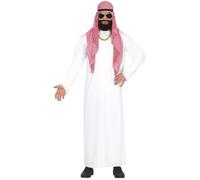 FIESTAS GUIRCA Millionaire Sheik Mens Fancy Dress Costume - Arabic Fancy Dress Men Size L 42-44