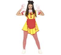 FIESTAS GUIRCA | Miss Mckiller Clown Costume for Teens and Adults