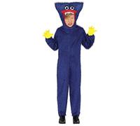 FIESTAS GUIRCA Monster Hugger Fancy Dress for Boys - Blue Evil Teddy Bear Kids Costume - Boys Halloween Costumes 5-6 years
