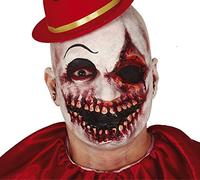 FIESTAS GUIRCA | Mouth Scar with Adhesive Tape (15 cm) (One Size) - FX Latex Wound Tattoo for Halloween Makeup, Zombie Costume, Scary Fancy Dress, Oktoberfest Party, Adult and Child - Beige Red