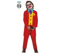 Fiestas Guirca Mr Smile Villain Evil Joker Boys Fancy Dress Costume Age 5-6