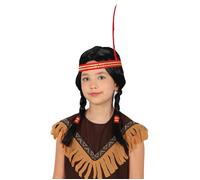 Fiestas Guirca - Native American Pigtail Wig - Child