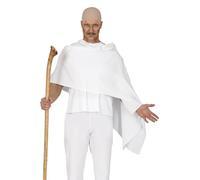 FIESTAS GUIRCA | Natural Latex Bald Cap (One Size) - Prosthetic for Monk, Friar or Priest Costume - Unisex Accessory for Fancy Dress Parties and Religious Events - Adult - Natural