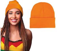 FIESTAS GUIRCA | Neon Orange Hat - Fancy Dress Accessory for Costume Parties, Carnival and Halloween - Ideal for All Users - Orange