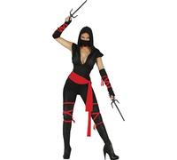 Fiestas Guirca Ninja Fancy Dress Costume Adult Women Size 8-10