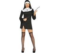 Fiestas Guirca Nun Fancy Dress Costume Adult Women Size 14-16
