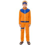 Fiestas Guirca - Orange Ninja Costume - Boys