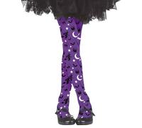 Fiestas Guirca Pair of Opaque Purple Witch Tights 3-6 Years - Special Halloween Decoration - Theme(s):