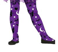 Fiestas Guirca Pair of Opaque Purple Witch Tights 3-6 Years - Special Halloween Decoration - Theme(s):