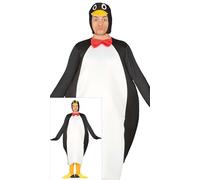 FIESTAS GUIRCA Penguin Fancy Dress Costume Adult Man Size Large 42-44