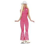 Fiestas Guirca Pink Country Girl Rodeo Doll Halloween Ladies Costume L Size 14-1