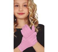 FIESTAS GUIRCA | Pink Gloves for Children (6.7 in) - Costume Accessory for Devils and Demons - Ideal for Halloween, Carnival and Fancy Dress Parties - Unisex for Kids - Pink