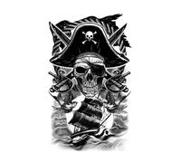 Fiestas Guirca Pirate Temporary Tattoo