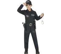 FIESTAS GUIRCA Police Officer Uniform Fancy Dress Costume Boy Age 10-12 Years