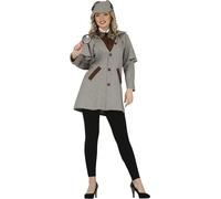FIESTAS GUIRCA Private Detective Fancy Dress Women - Victorian Fancy Dress Costumes for Women Size S 8-10