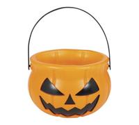 Fiestas Guirca Pvc Pumpkin Treat Bucket Orange (One Size)
