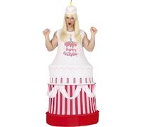 FIESTAS GUIRCA, S.L. Birthday Cake Costume for adults