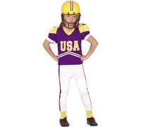 Fiestas Guirca, S.L. Lilac Rugby Player Child Costume